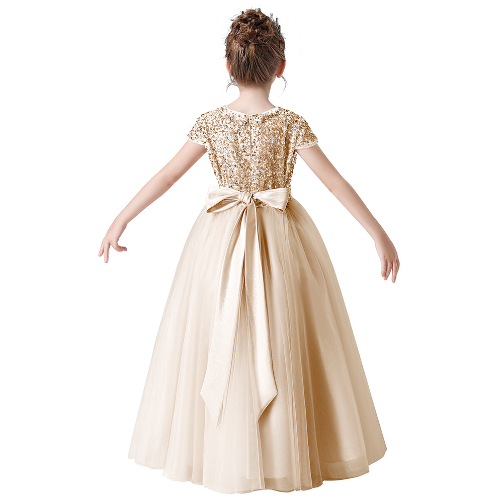 △☞ WFRV Baby Girl Gown Sequins Kids Dresses 1st Birthday Party Dress Infant  Baby Girl Christening Princess Tulle Gown Flower Girl Dresses for Wedding  1-5Years | Lazada PH